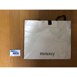 マウジー(moussy)のmoussyとSHL'TTERのショッパー(ショップ袋)