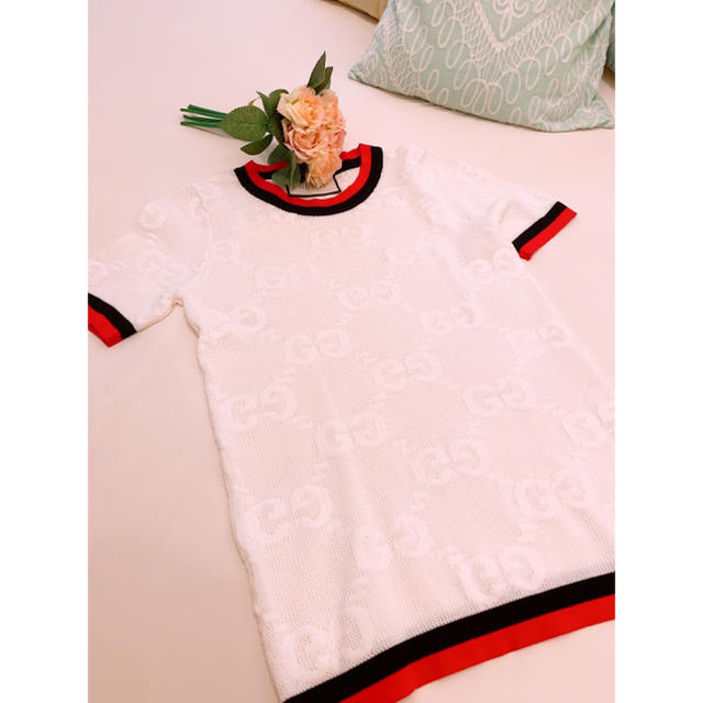 Gucci(グッチ)の新品 未使用 GG柄ニット レディースのトップス(ニット/セーター)の商品写真