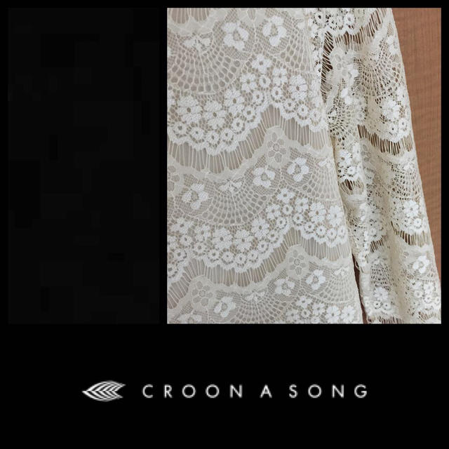 CROON A SONG(クルーンアソング)のクルーンアソング レースワンピース レディースのワンピース(ミニワンピース)の商品写真