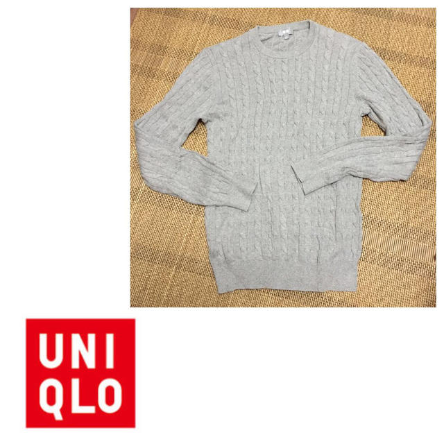 UNIQLO(ユニクロ)の大人気 UNIQLOメンズニット レディースのトップス(ニット/セーター)の商品写真