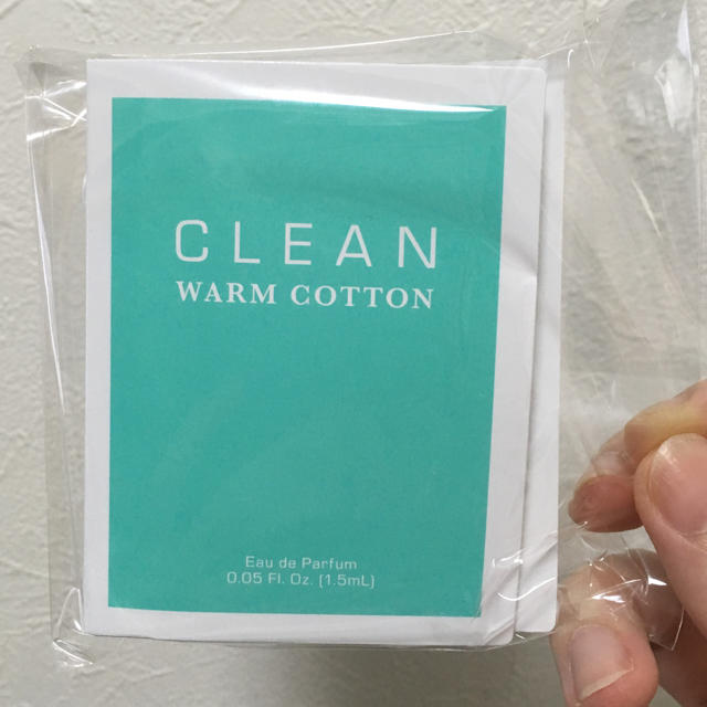 CLEAN(クリーン)のCLEAN WARM COTTON 香水サンプル1.5mL コスメ/美容の香水(ユニセックス)の商品写真