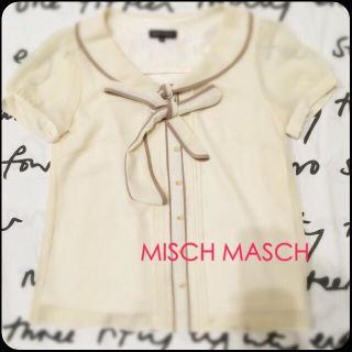 ミッシュマッシュ(MISCH MASCH)のミッシュマッシュ リボンタイ ブラウス(シャツ/ブラウス(半袖/袖なし))