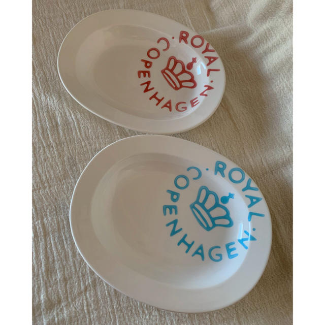 ROYAL COPENHAGEN オーバル プレート シグネチャー 廃番 セット食器