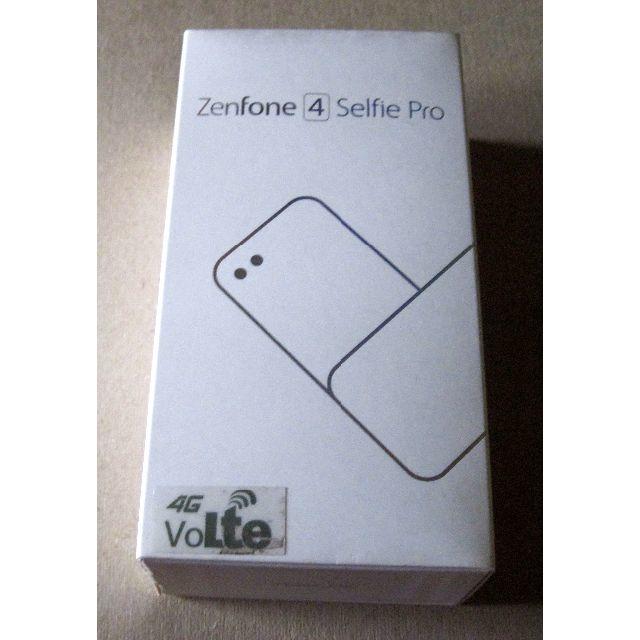 新品  Zenfone 4 Selfie Pro ZD-552KL ブラックスマートフォン本体