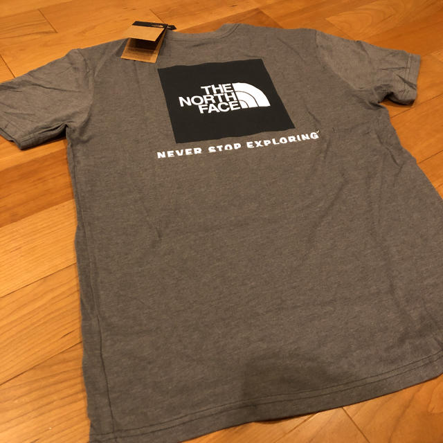 THE NORTH FACE(ザノースフェイス)の海外限定 ボックスロゴ M メンズのトップス(Tシャツ/カットソー(半袖/袖なし))の商品写真