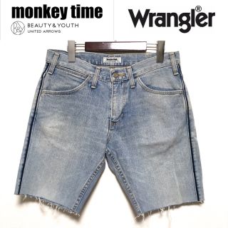 ビューティアンドユースユナイテッドアローズ(BEAUTY&YOUTH UNITED ARROWS)のmonkey time×wrangler☆ショートパンツ☆デニム☆(ショートパンツ)