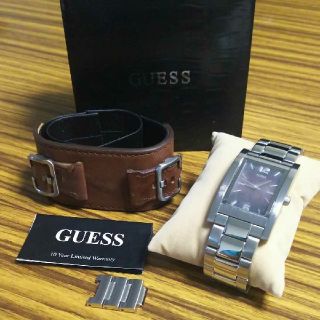 ゲス(GUESS)のGUESS メンズアナログ腕時計(腕時計(アナログ))