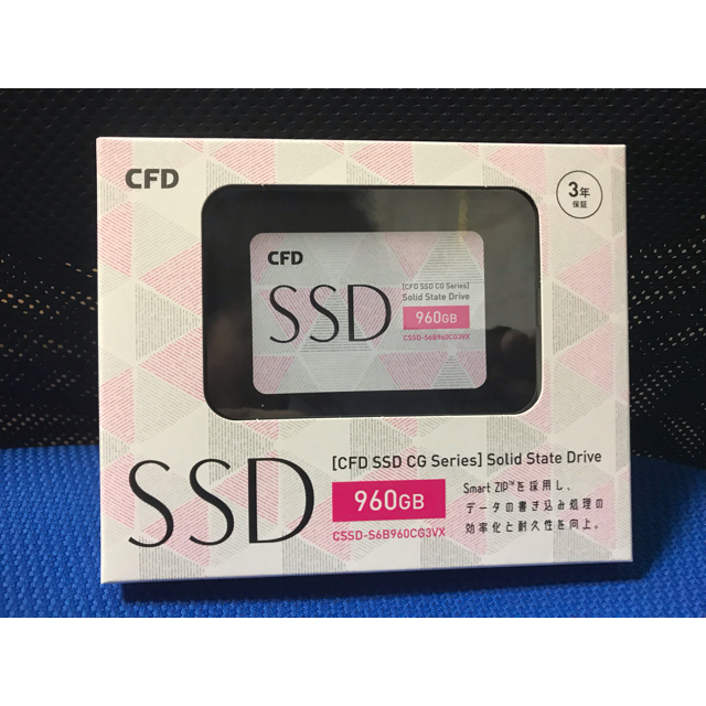 Buffalo(バッファロー)のCFD SSD 960GB スマホ/家電/カメラのPC/タブレット(PCパーツ)の商品写真