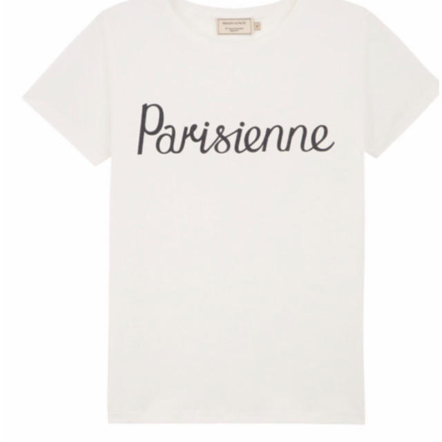 MAISON KITSUNE'(メゾンキツネ)のMAISON KITSUNE Parisienne レディースTシャツ サイズS レディースのトップス(Tシャツ(半袖/袖なし))の商品写真