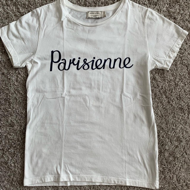 MAISON KITSUNE'(メゾンキツネ)のMAISON KITSUNE Parisienne レディースTシャツ サイズS レディースのトップス(Tシャツ(半袖/袖なし))の商品写真