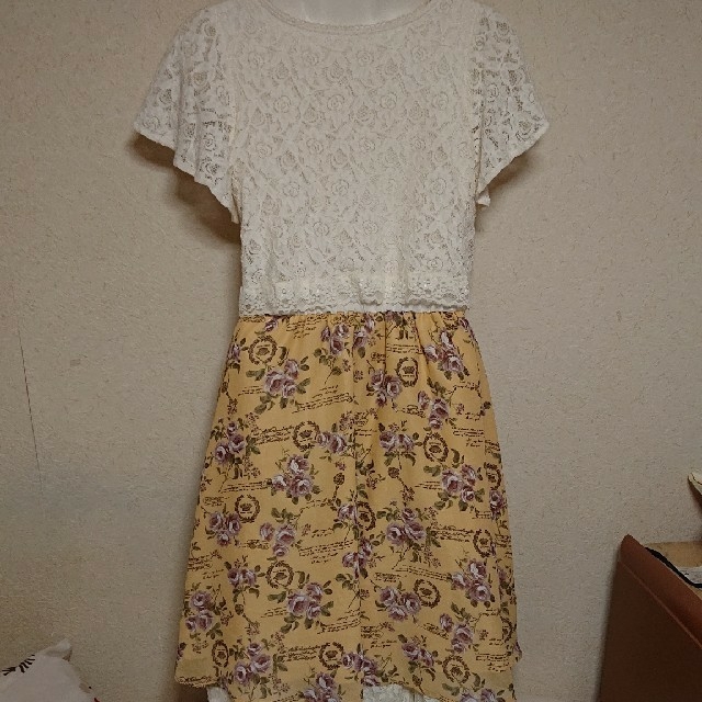 axes femme(アクシーズファム)のみみ様専用 axes femme ワンピース チュニック 花柄 レース レディースのワンピース(ミニワンピース)の商品写真