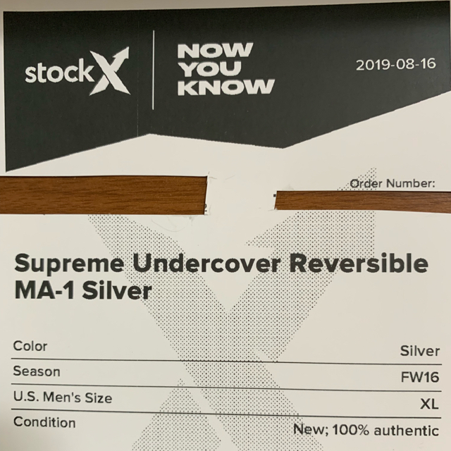 Supreme(シュプリーム)のSupreme x UNDERCOVER Reversible MA-1  メンズのジャケット/アウター(ブルゾン)の商品写真