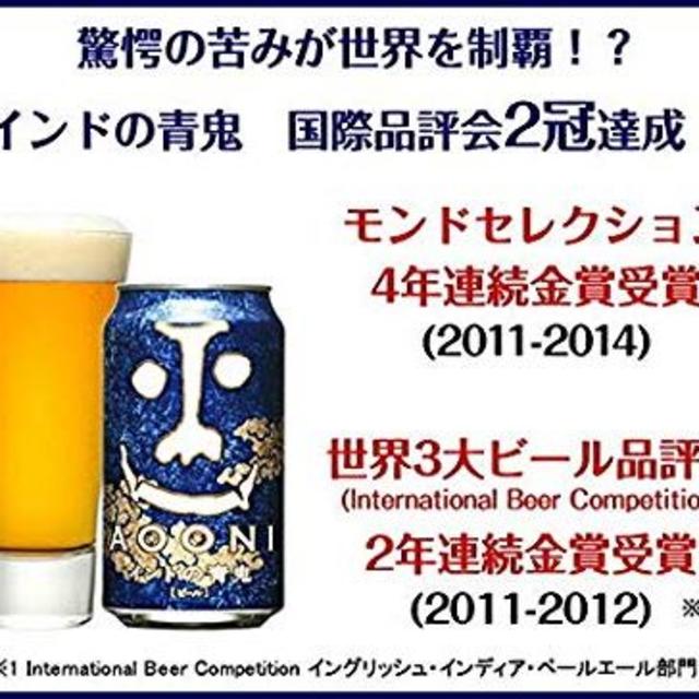 訳あり　インドの青鬼 クラフトビール beer 24缶（ケース） 地ビール