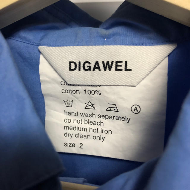 DIGAWEL(ディガウェル)の【グリーンさん専用】DIGAWEL シャツ サイズ 2 ディガウェル メンズのトップス(シャツ)の商品写真