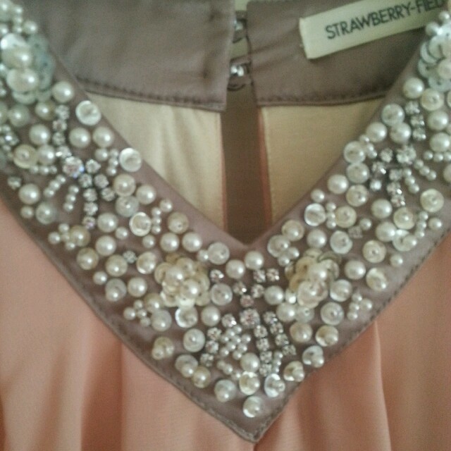 STRAWBERRY-FIELDS(ストロベリーフィールズ)のシフォンワンピース レディースのフォーマル/ドレス(ミディアムドレス)の商品写真