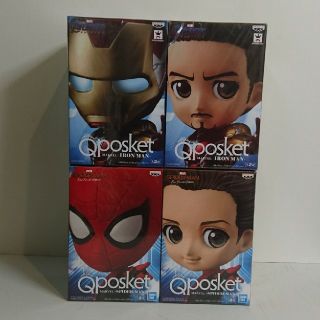 バンプレスト(BANPRESTO)のQposket アイアンマン・スパイダーマン セット(アメコミ)