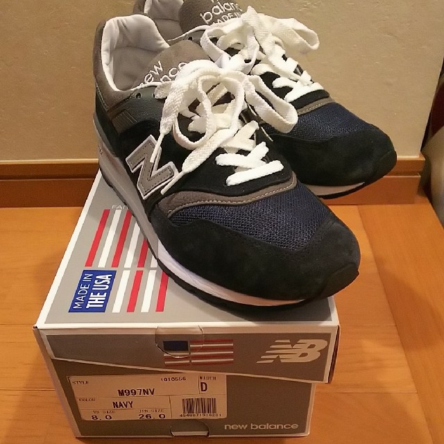 メンズnew balanceM997 ネイビー made in USA