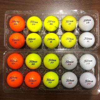 タイトリスト(Titleist)のタイトリスト ロストボール 20球 VG3、GZ(その他)