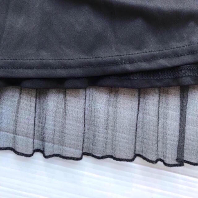 Million Carats(ミリオンカラッツ)の新品 Million Carats ミリオンカラッツ スカート 黒 ブラック M レディースのスカート(ひざ丈スカート)の商品写真