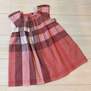 バーバリー(BURBERRY) 子供 ワンピース(女の子)（レッド/赤色系）の 