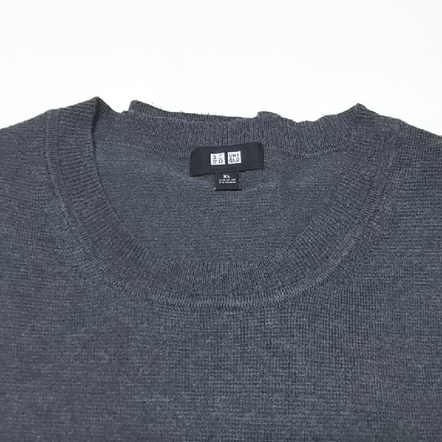 UNIQLO(ユニクロ)の半袖ニット メンズのトップス(Tシャツ/カットソー(半袖/袖なし))の商品写真