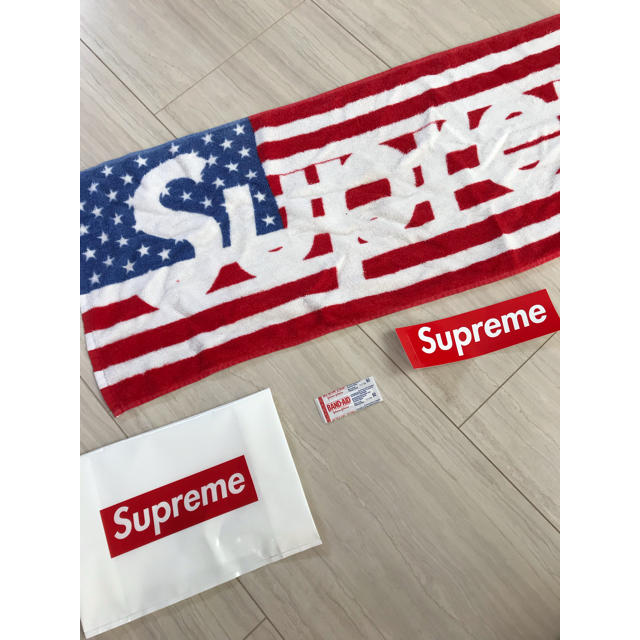 おまけバンドエイド シュプリーム  supreme  タオル アメリカ国旗