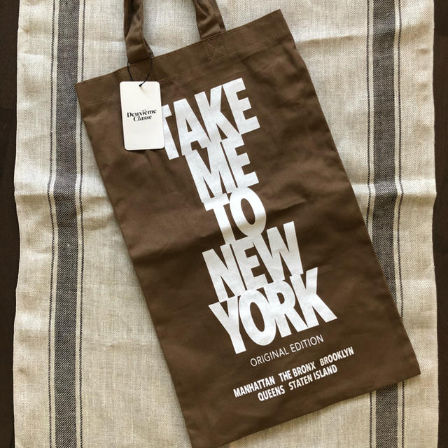 ドゥーズィエムクラス TAKE ME TO NY BAG ブラウン 新品