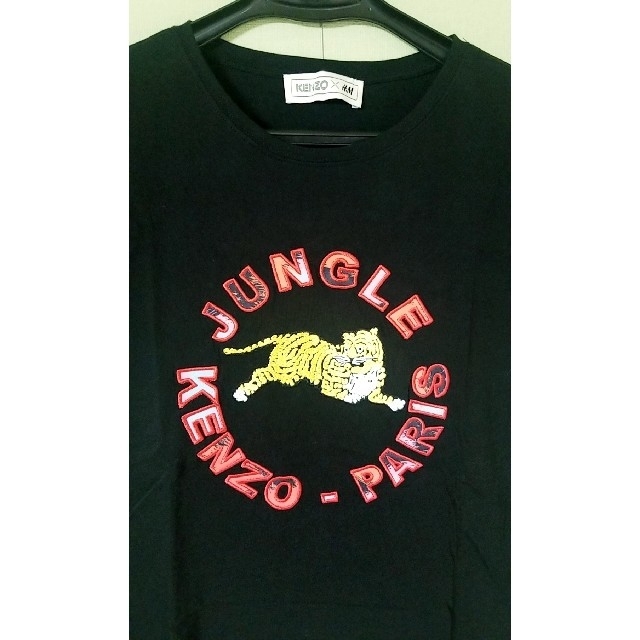 KENZO(ケンゾー)のKENZO×H&M タイガーTシャツ　美品レア　サイズM メンズのトップス(Tシャツ/カットソー(半袖/袖なし))の商品写真