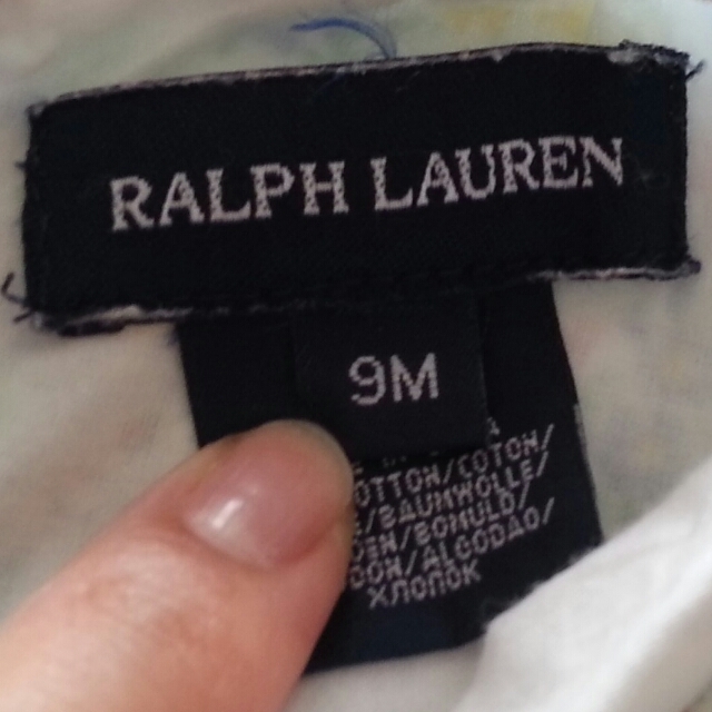 POLO RALPH LAUREN(ポロラルフローレン)のラルフローレンワンピース9M キッズ/ベビー/マタニティのキッズ服女の子用(90cm~)(その他)の商品写真