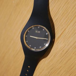 アイスウォッチ(ice watch)の[ICE WATCH] ICE cosmos ブラック ゴールド ミディアム2H(腕時計)