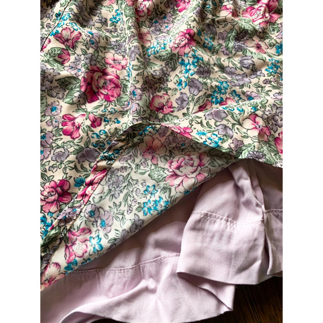 Linetta(リネッタ)のリネッタ 花柄リバーシブルスカート レディースのスカート(ミニスカート)の商品写真