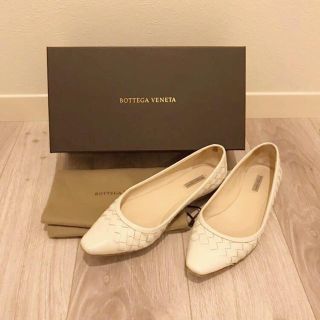 ボッテガヴェネタ(Bottega Veneta)のボッテガヴェネタ フラットシューズ 23.5センチ ロンハーマン 購入(バレエシューズ)