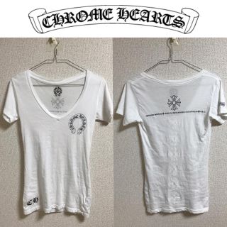 クロムハーツ(Chrome Hearts)のCHROME HEARTS クロムハーツ Tシャツ  ホワイト XSサイズ(Tシャツ(半袖/袖なし))