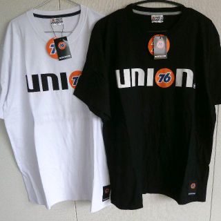 セブンティーシックスルブリカンツ(76 Lubricants)の２枚　UNION７６　新品　３Ｌ　ビッグＴシャツ 　ルブリカンツ　白　ホワイト(Tシャツ/カットソー(半袖/袖なし))