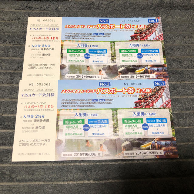 保証書付 ナガシマスパーランド パスポート券2枚 売り尽くしセール Manaconsorcio Com Br