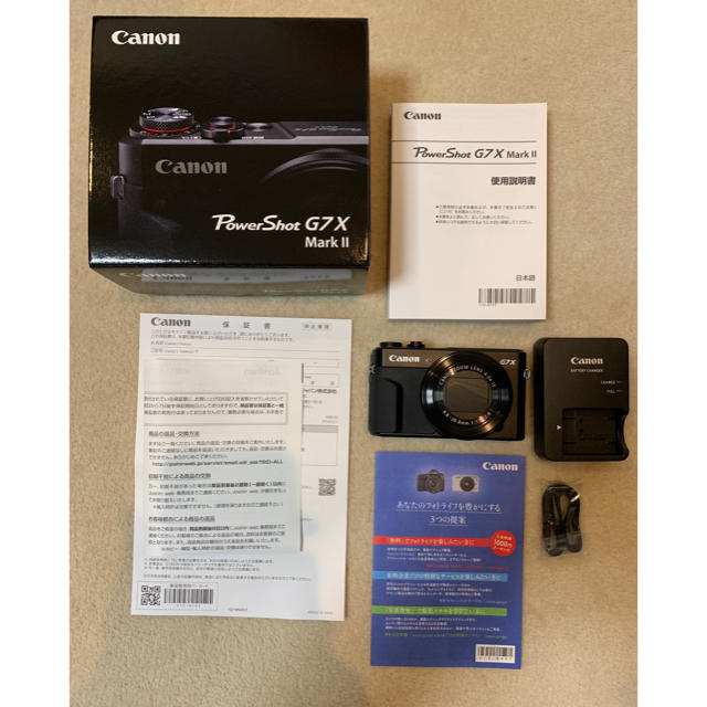 Canon(キヤノン)のCANON PowerShot G7 X Mark II スマホ/家電/カメラのカメラ(コンパクトデジタルカメラ)の商品写真
