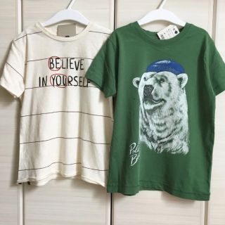 ザラキッズ(ZARA KIDS)の新品♡zara kids 116 Tシャツ 2枚セット(Tシャツ/カットソー)