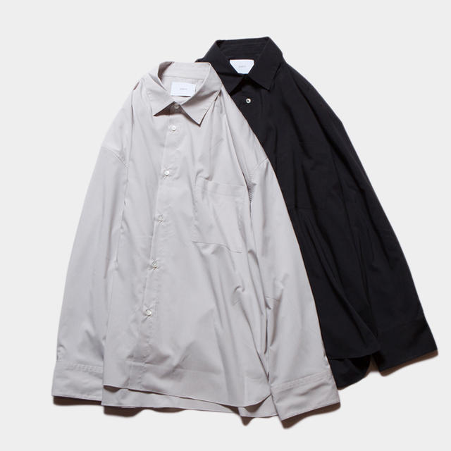 stein 19AW OVERSIZED DOWN PAT SHIRT