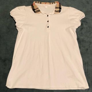 バーバリー(BURBERRY)のバーバリー  14Y 164 正規品 白(Tシャツ/カットソー)