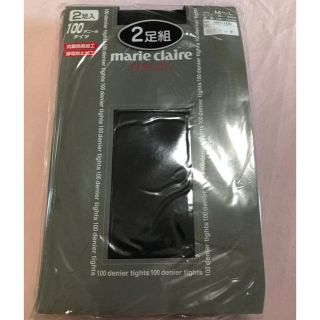 マリクレール(Marie Claire)の★☆新品・値下げ‼︎☆marie claire100デニールタイツ2足セット★(タイツ/ストッキング)