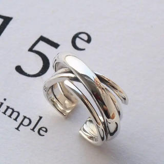 トゥデイフル(TODAYFUL)の#9   silver925  クロスデザイン  リング(リング(指輪))