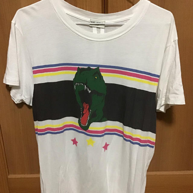 SAINT LAURENT PARIS ダイナソー 恐竜 Tシャツ