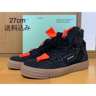 オフホワイト(OFF-WHITE)のOFF-COURT SUEDE SNEAKER_Black_27cm(スニーカー)