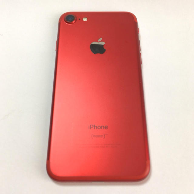 iphone7 RED SIMフリー128GB 一部ジャンク スマートフォン本体