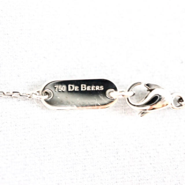 DE BEERS(デビアス)の【デビアス】750(WG) ダイヤ ネックレス レディースのアクセサリー(ネックレス)の商品写真