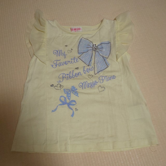 mezzo piano(メゾピアノ)のメゾピアノ 女の子Ｔシャツ130 キッズ/ベビー/マタニティのキッズ服女の子用(90cm~)(Tシャツ/カットソー)の商品写真