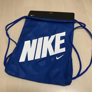 ナイキ(NIKE)の新品 ナイキ ナップサック ブルー 迷彩柄(バッグパック/リュック)