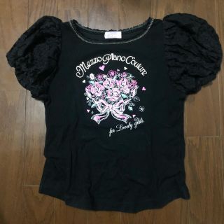 メゾピアノ(mezzo piano)のTシャツ（ mezzo piano）(Tシャツ/カットソー)