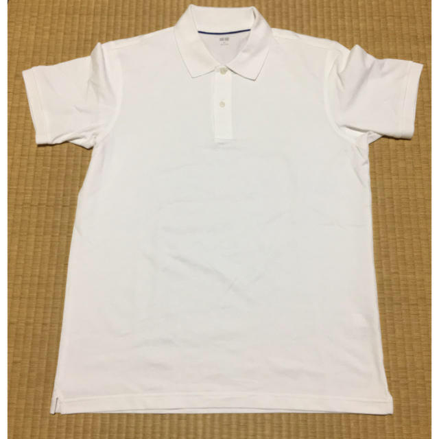 UNIQLO(ユニクロ)のユニクロ メンズ ポロシャツ 白 メンズのトップス(ポロシャツ)の商品写真