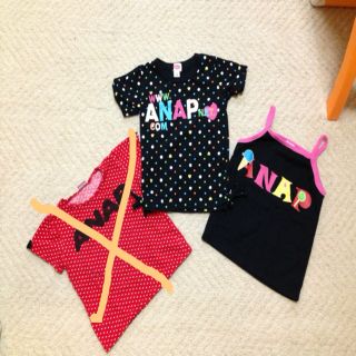 アナップキッズ(ANAP Kids)のANAP 二枚セット(Tシャツ(半袖/袖なし))